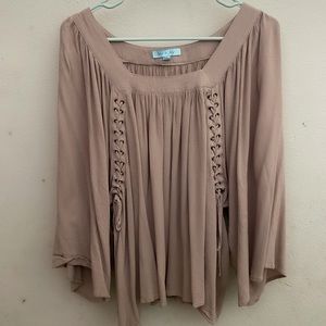 She + Sky Long Sleeve Top
